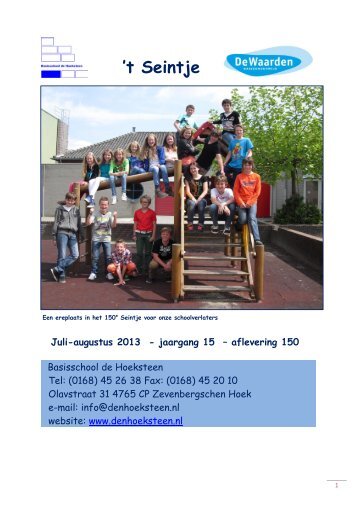 Seintje juli-augustus 2013