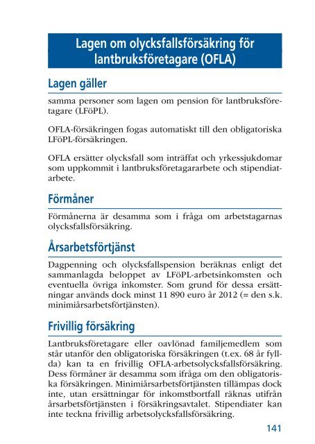 Arbetspension och övrig sosialförsäkring 2012 - Tela