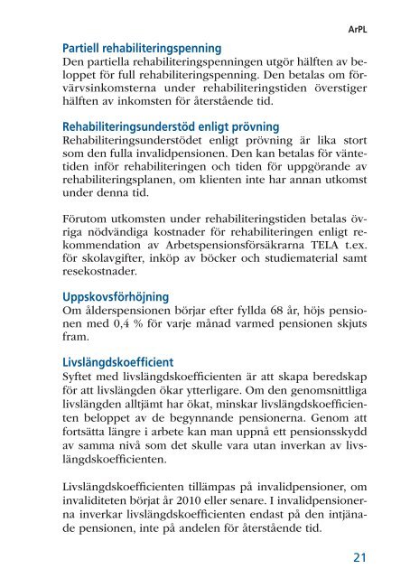 Arbetspension och övrig sosialförsäkring 2012 - Tela