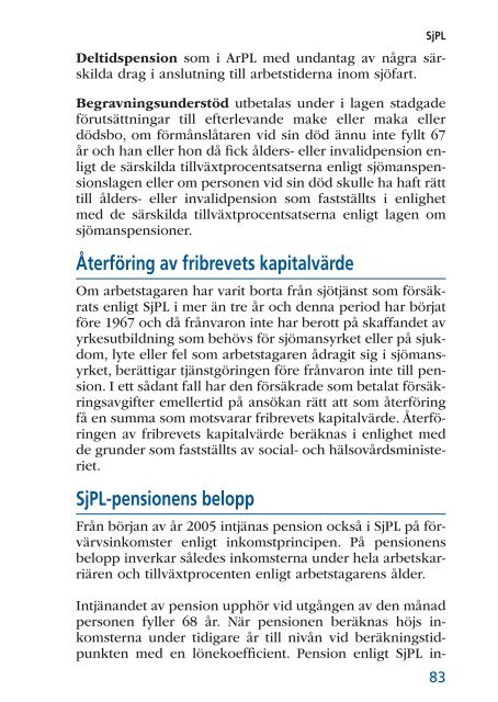 Arbetspension och övrig sosialförsäkring 2012 - Tela