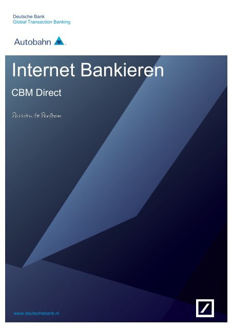 Clientbeheermodule - Deutsche Bank