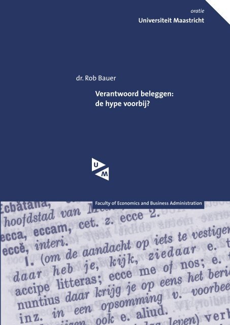 Binnenwerk_oratie Bauer.indd - Rob Bauer Consultants's website