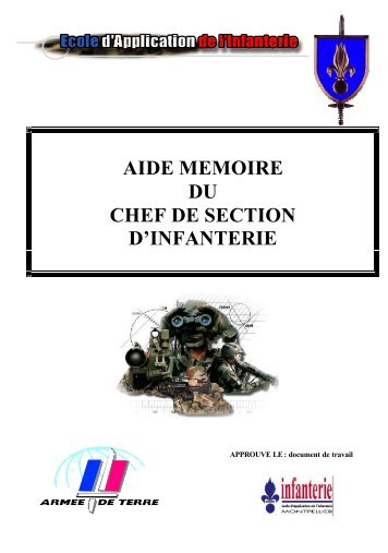 Aide Mémoire du chef de section infanterie - KALASNYIKOV.hu