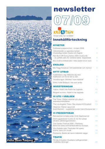 newsletter - Kroatiska Turistrådet