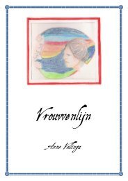 Anne Vellinga – Vrouwenlijn - Po-e-zine