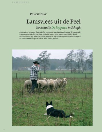 Lamsvlees uit de Peel - Uitstapjesspecialist
