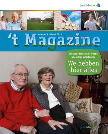 't Magazine - nummer 1 - maart 2013 - Goed Wonen