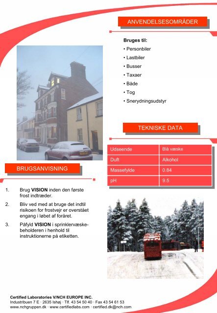 CL E Vision TS - DK - NCH Europe Inc., Danmark