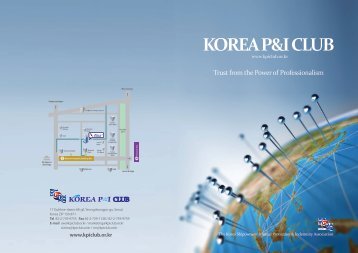Trust in the Expertise of Korea P&I Club