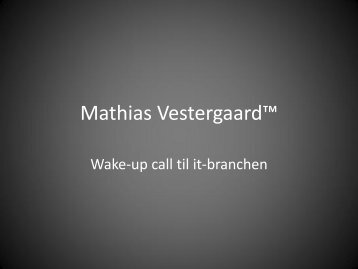 Mathias Vestergaard™ - Mathias Vestergaard Corp.