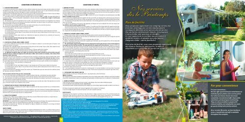 Brochure du camping - Camping Les Embruns