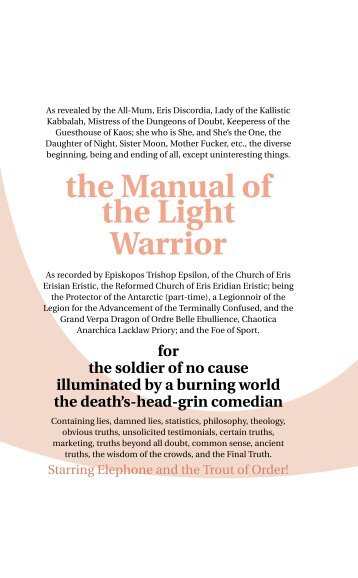 the Manual of the Light Warrior - Mirrors of Eris