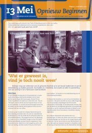 13 mei Opnieuw beginnen - Gemeente Enschede