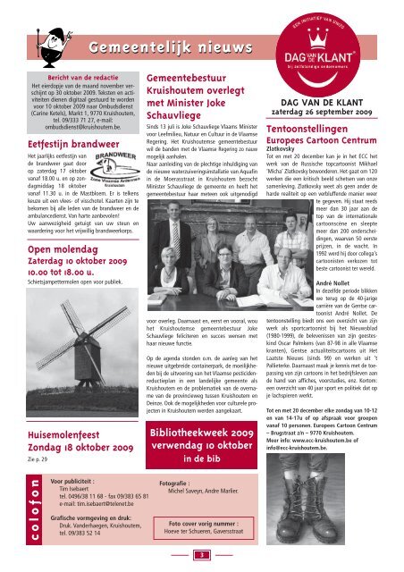 Oktober - Gemeente Kruishoutem