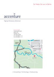 So finden Sie uns in Berlin - Accenture