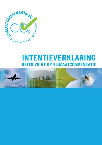 Intentieverklaring (pdf) - Klimaatcompensatie.nl