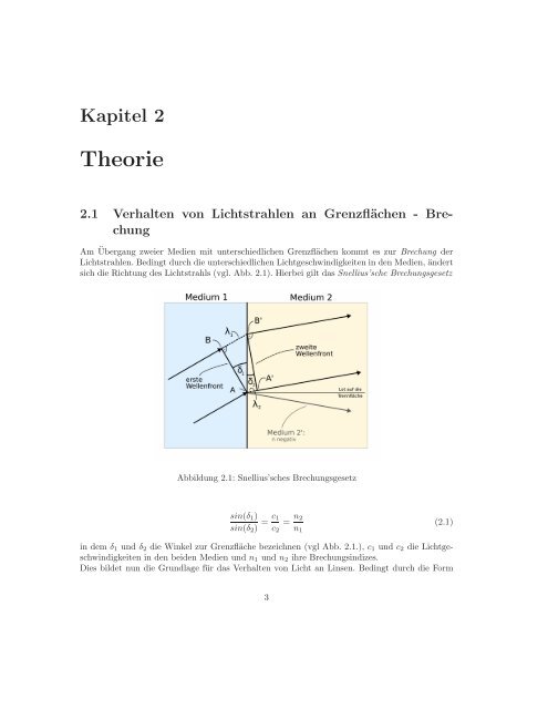 Physik Anfängerpraktikum - Versuch 408 Geometrische Optik - Rollke