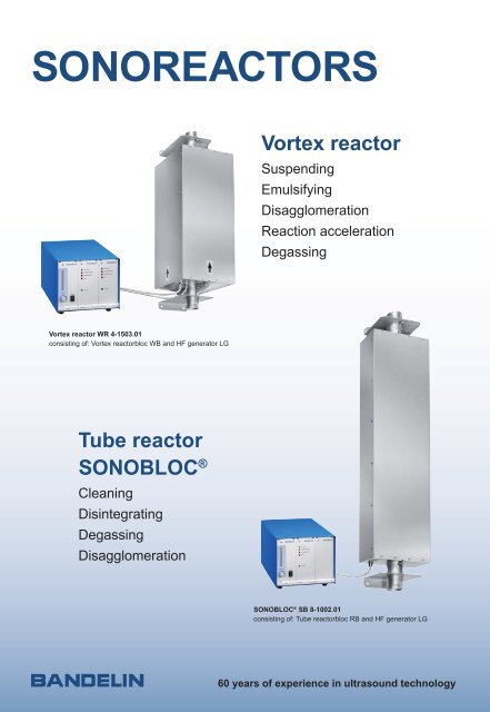 Bains à ultrasons  BANDELIN electronic GmbH & Co. KG