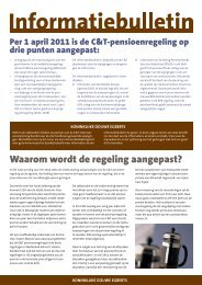 Informatiebulletin nieuwe regeling - Douwe Egberts Pensioenfonds