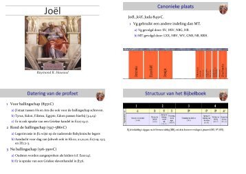 Les 7 - De profeten Joel en Amos - ETS-Vlaanderen