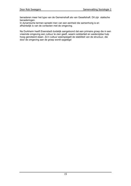 Samenvatting Sociologie 2.pdf - Tentamens