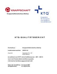 2007 - und Viszeralchirurgie, Knappschaftskrankenhaus Bottrop