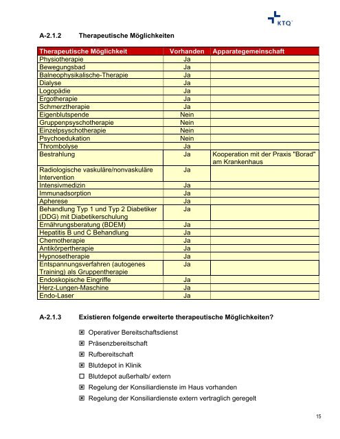 2007 - und Viszeralchirurgie, Knappschaftskrankenhaus Bottrop