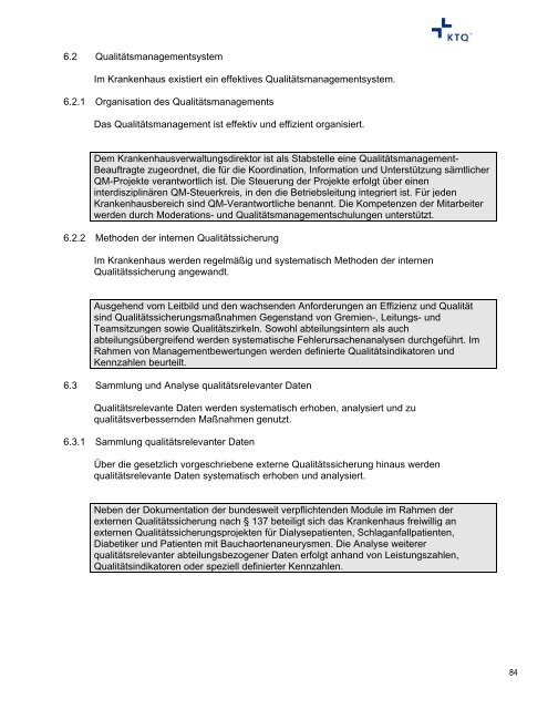 2007 - und Viszeralchirurgie, Knappschaftskrankenhaus Bottrop