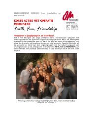 Faith, Fun, Friendship - Operatie Mobilisatie