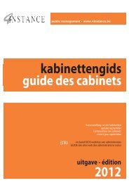 2012 kabinettengids guide des cabinets - 4Instance