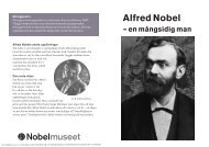 Alfred Nobel – en mångsidig man, svartvit - Nobel Museum