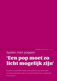 'Een pop moet zo licht mogelijk zijn' - Vpt