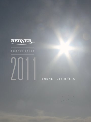 ENDAST DET BÄSTA - Berner Oy