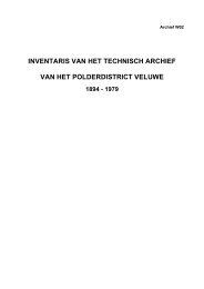 Technisch Archief Polderdistrict Veluwe 1894 - Coda