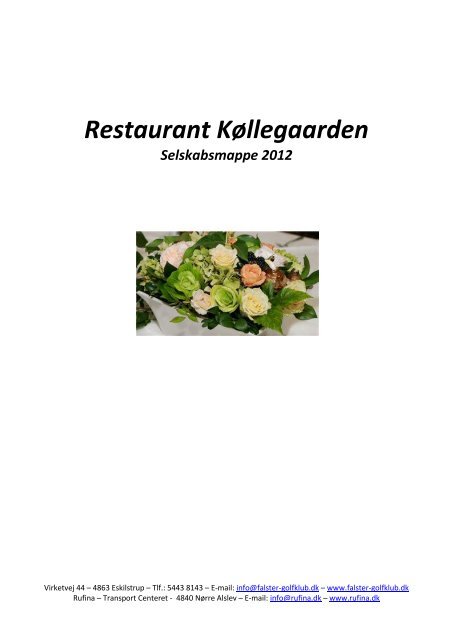 Restaurant Køllegaarden - Falster Golf Klub