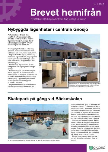 B h 2013 - nr 1.pdf - Gnosjö kommun
