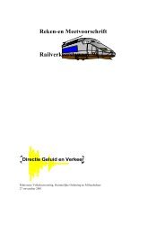 Reken- en Meetvoorschrift Railverkeerslawaai 1996 - Stiller Verkeer