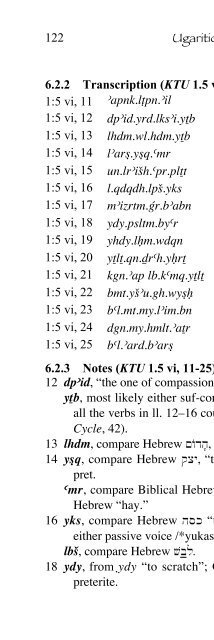 A Primer on Ugaritic: Language, Culture, and Literature - enenuru