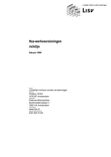 Rea-werkvoorzieningen(pdf, 52 kB) - Uwv