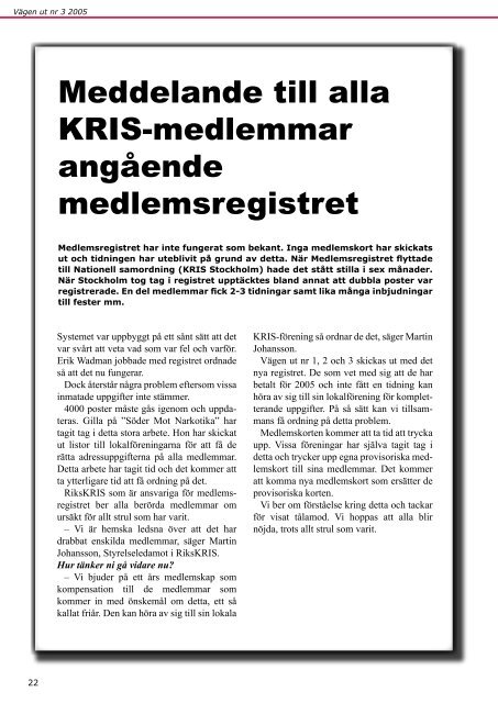 Nr 3 - Kris