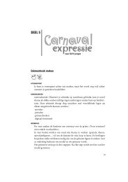 voorbeeldpagina's carnaval expressie 10-11 jarigen - Abimo uitgeverij