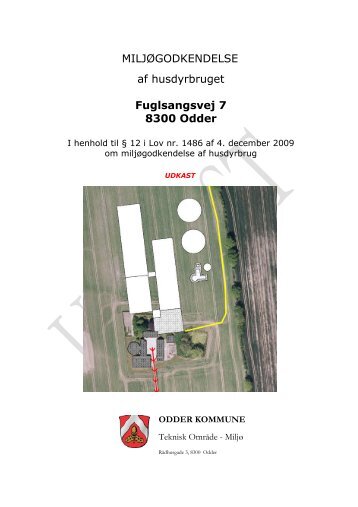 Fuglsangsvej 7 - udkast til godkendelse - Oddernettet