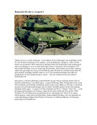 Bakgrund till valet av Leopard 2Pdf, 138 kB - FMV