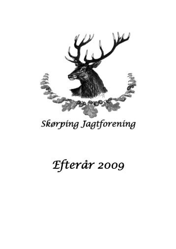 Efterår 2009 - Skørping Jagtforening