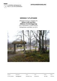 SÄRSKILT UTLÅTANDE - Ludvika kommun