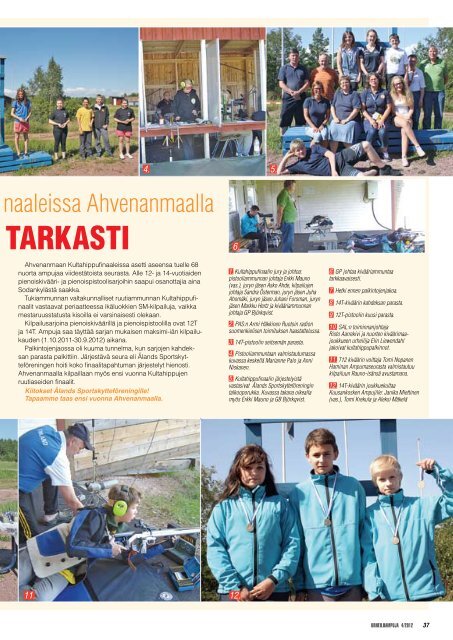 urheiluampuja 4-2012.pdf - Suomen Ampumaurheiluliitto