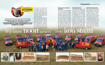 Wij laten nooitiemand in de - Schans Sanitair