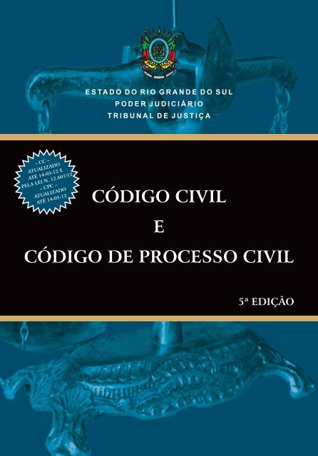 Códigos - Livro 3c - CPC - 2012.indd - Tribunal de Justiça do Estado ...