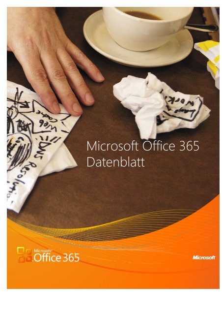 Office 365 – Datenblatt - Microsoft Office 365