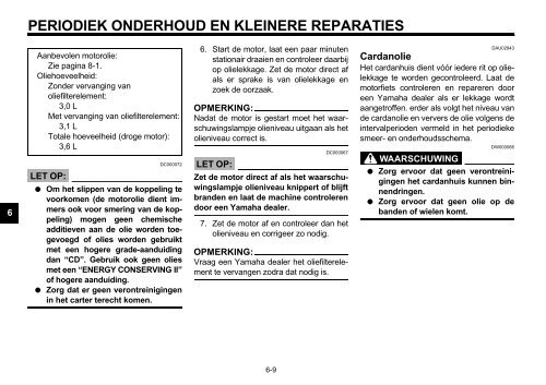 periodiek onderhoud en kleinere reparaties - Handleidingen